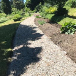 Pose de gravier blanc pour allée-chemin Haubourdin